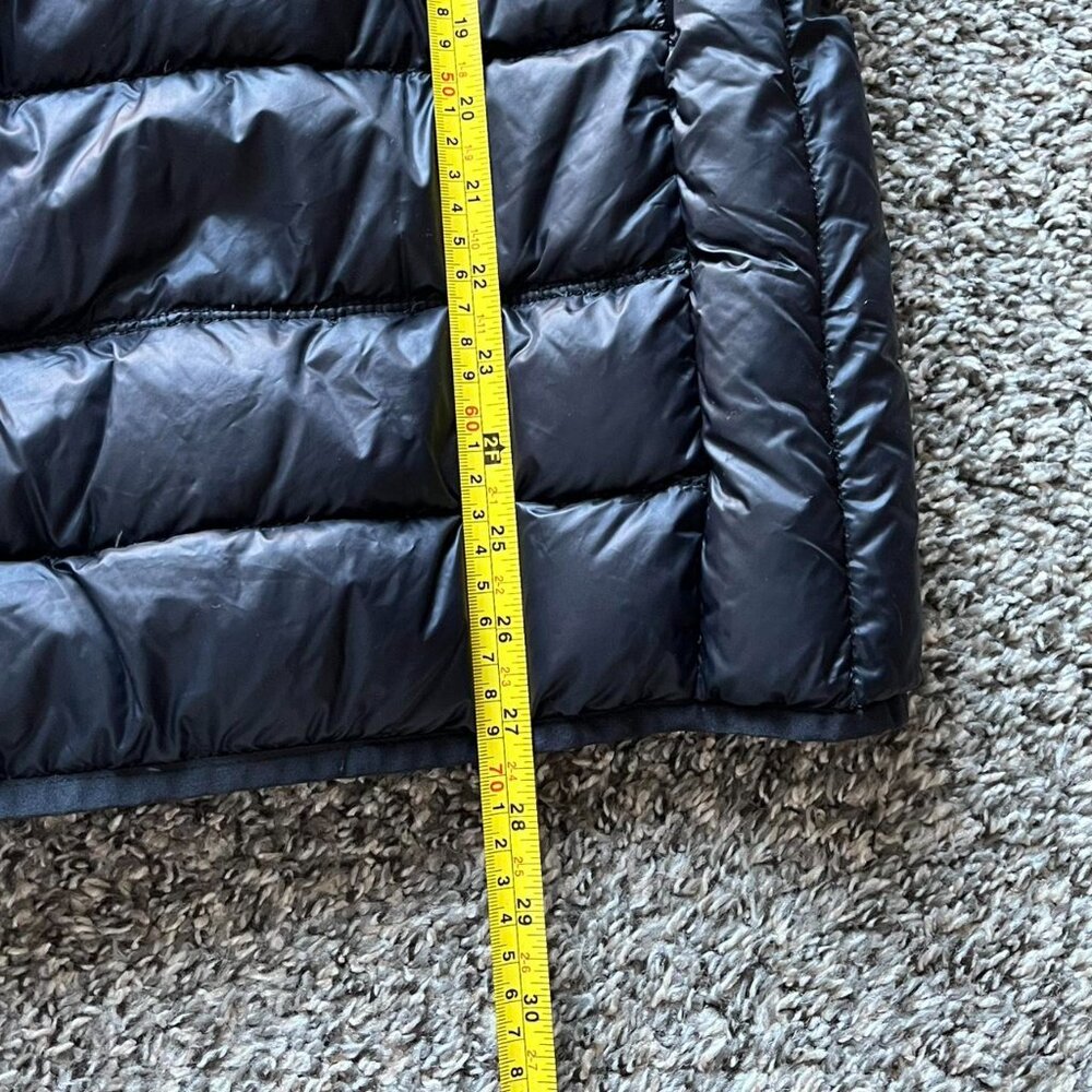 Black Goose Down Puffer Jacket JCPenney's Mens Large Gorpcore Grunge Winter Coat - Picture 8 of 8